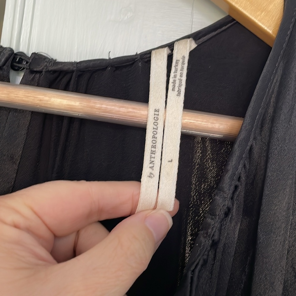 Anthropologie Somerset Jumpsuit | Black |Size L - Picture 4 of 6